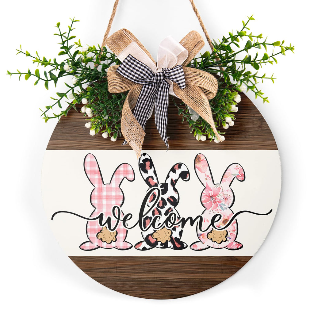 Easter Welcome Wreath for Front Door