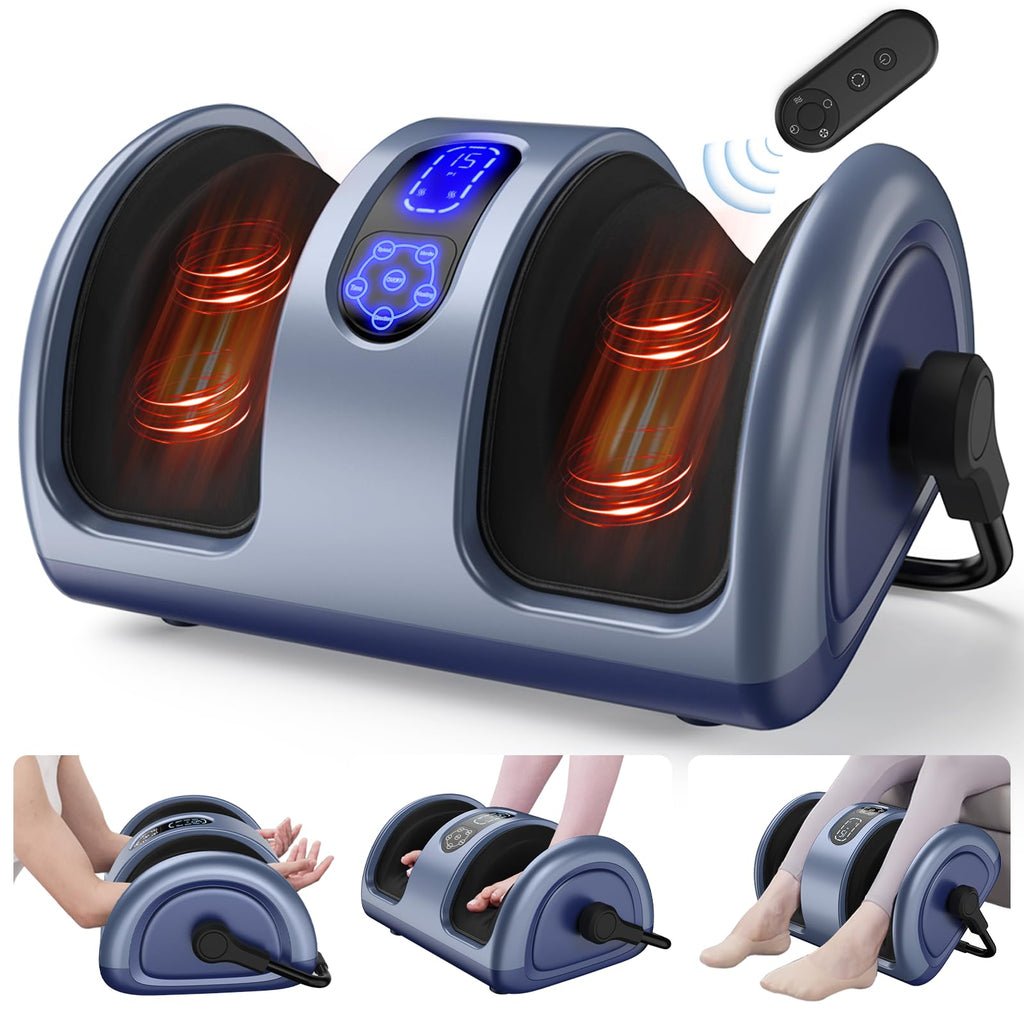 Shiatsu Foot & Calf Massager with Heat - Pain Relief