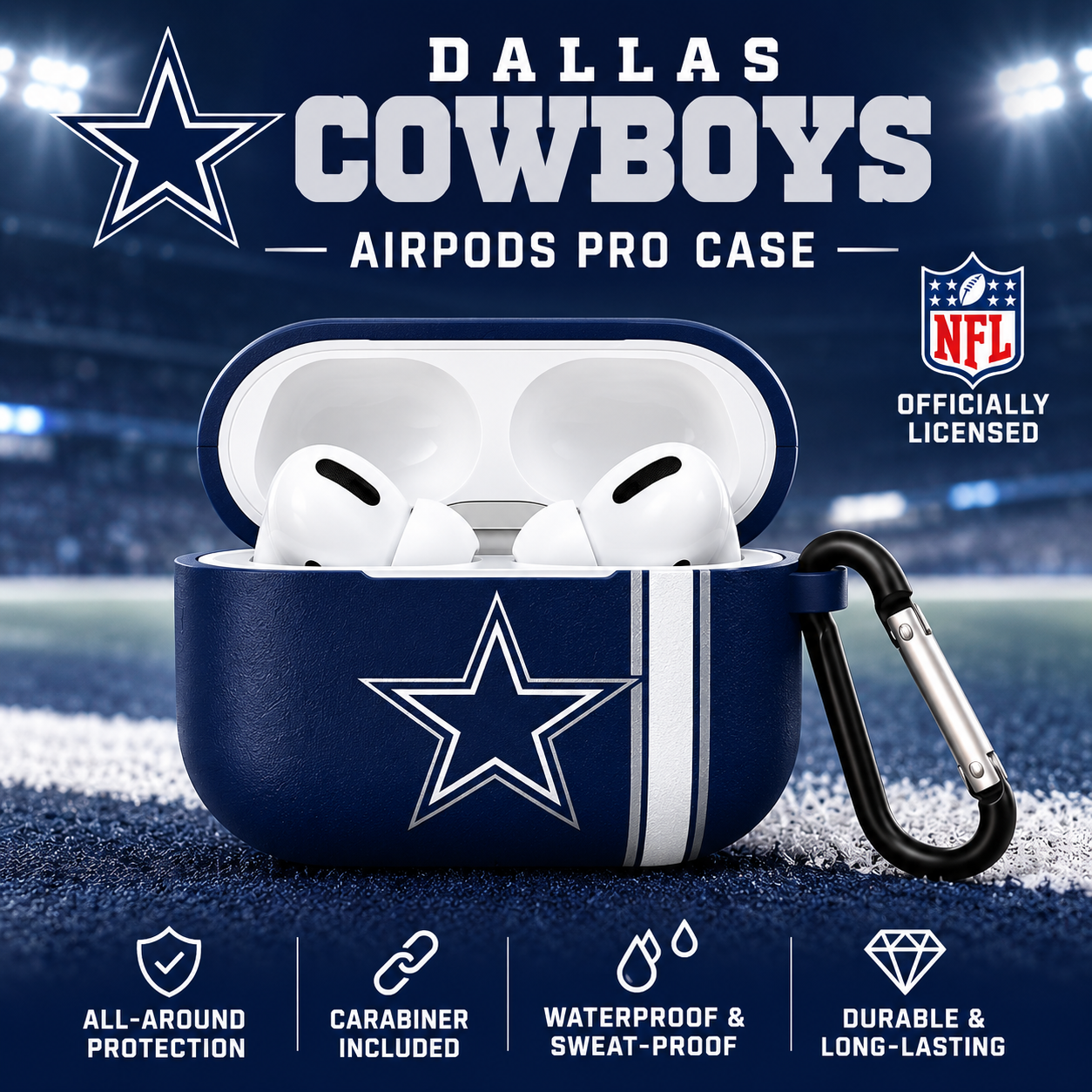Dallas Cowboys AirPods Pro Protective Case
