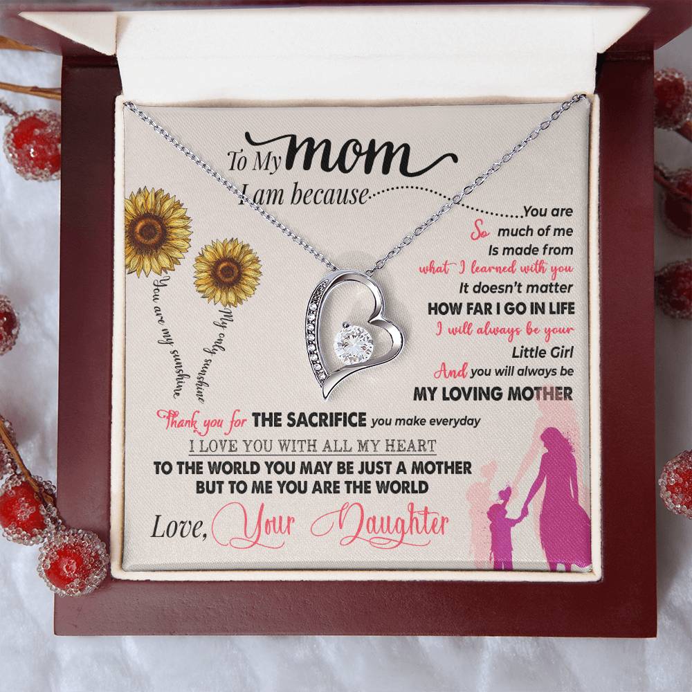 You Are My Sunshine - Forever Love Necklace - Mom
