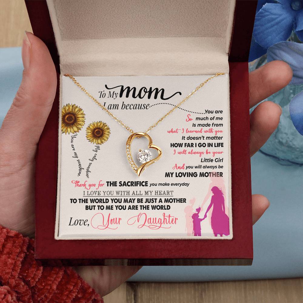 You Are My Sunshine - Forever Love Necklace - Mom