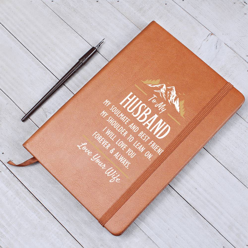 My Soulmate and Best Friend - Customizable Leather Journal