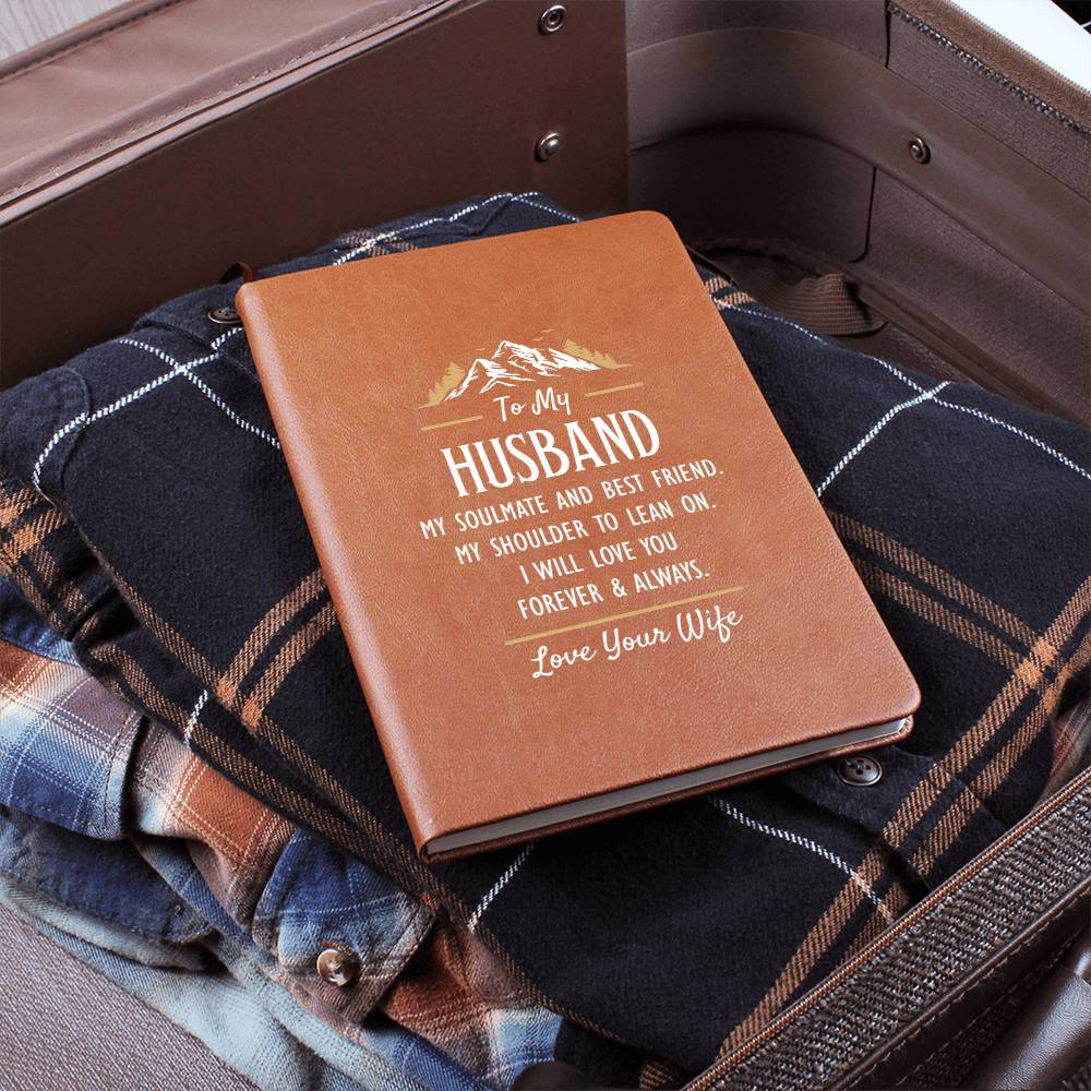 My Soulmate and Best Friend - Customizable Leather Journal