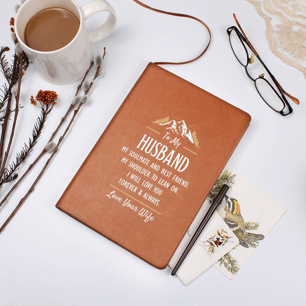 My Soulmate and Best Friend - Customizable Leather Journal