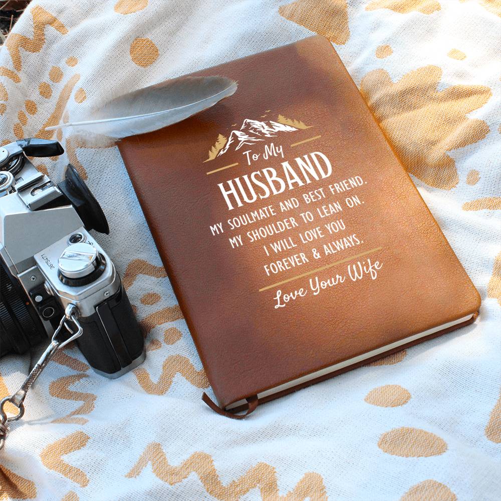 My Soulmate and Best Friend - Customizable Leather Journal