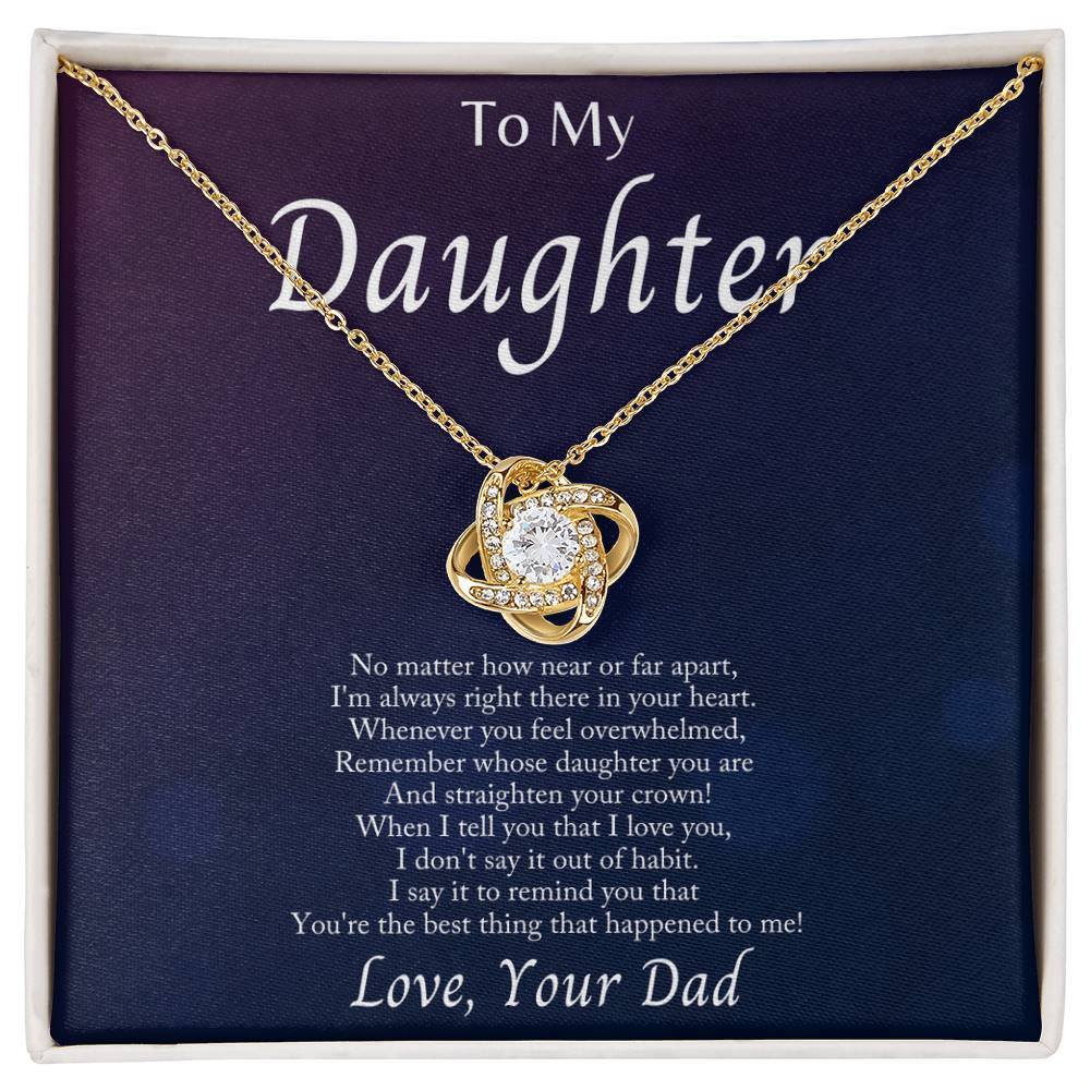 Love Knot Necklace - Daughter