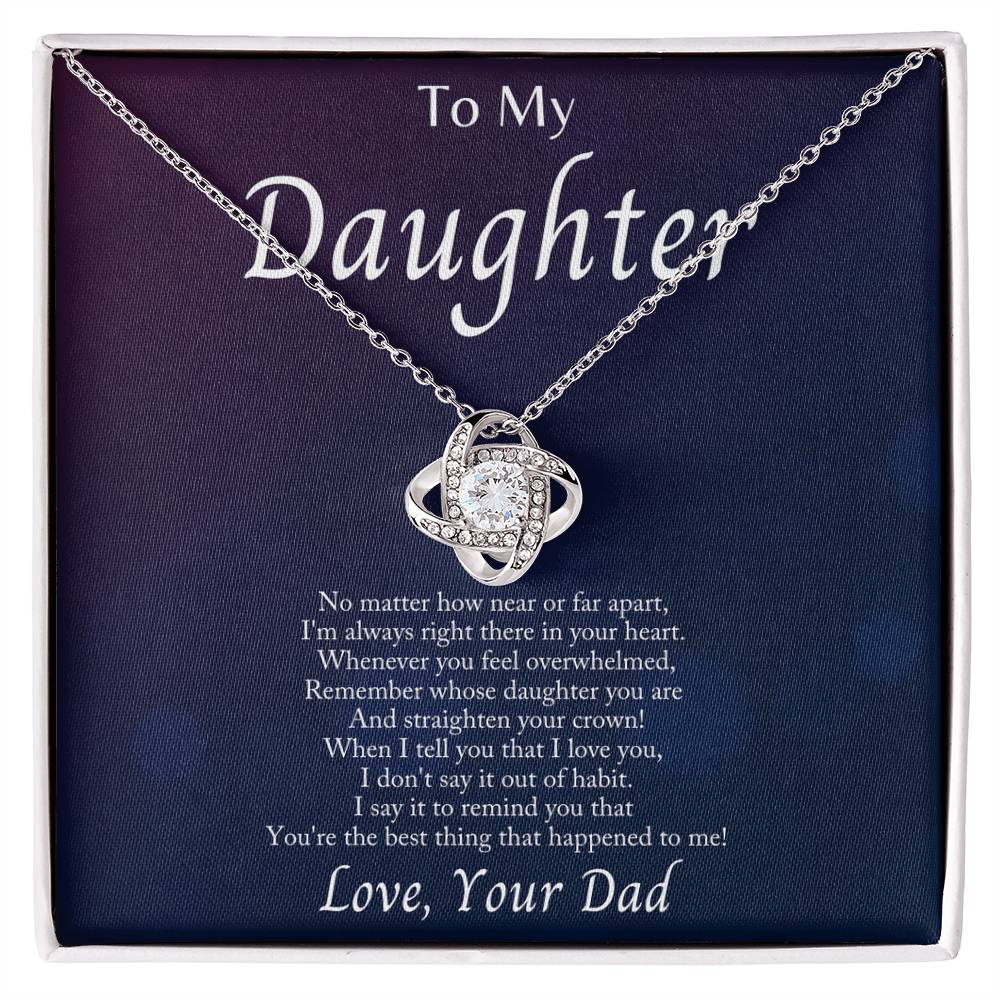 Love Knot Necklace - Daughter