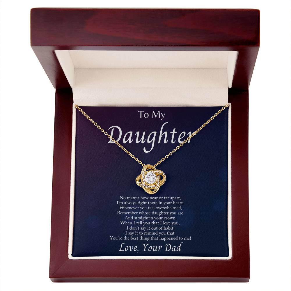 Love Knot Necklace - Daughter
