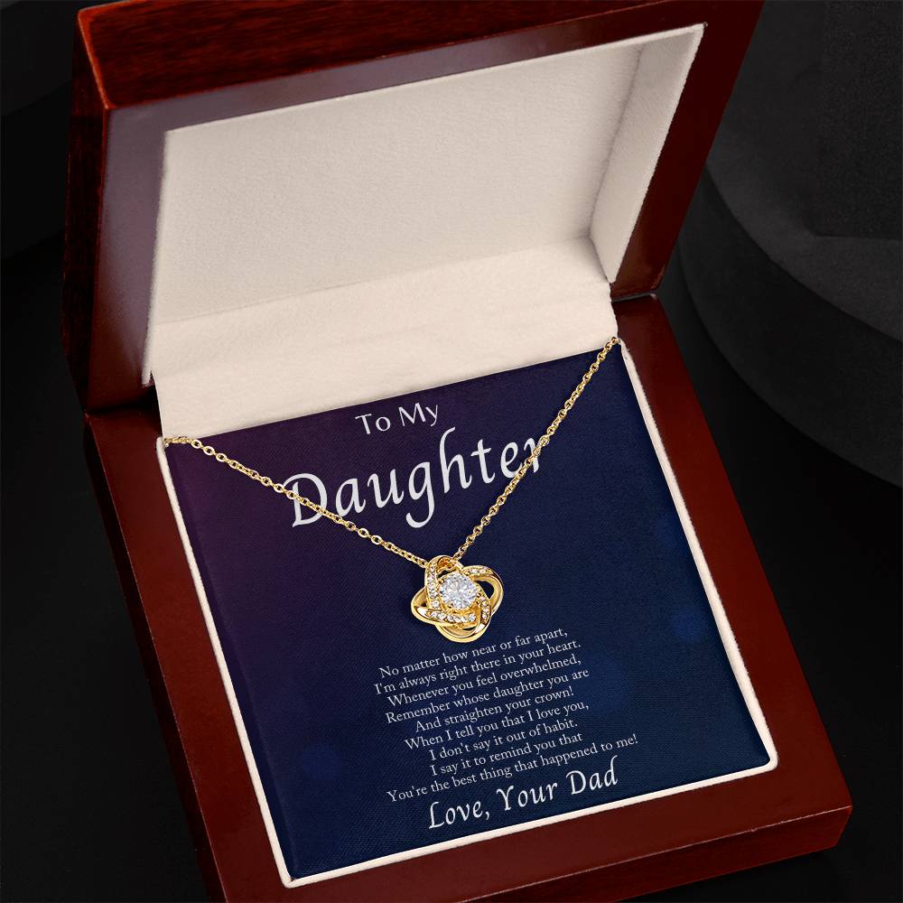 Love Knot Necklace - Daughter