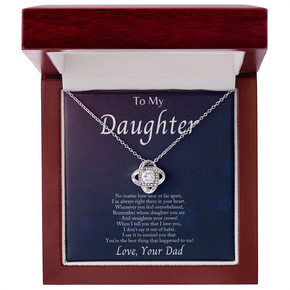 Love Knot Necklace - Daughter
