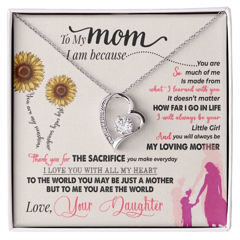 You Are My Sunshine - Forever Love Necklace - Mom