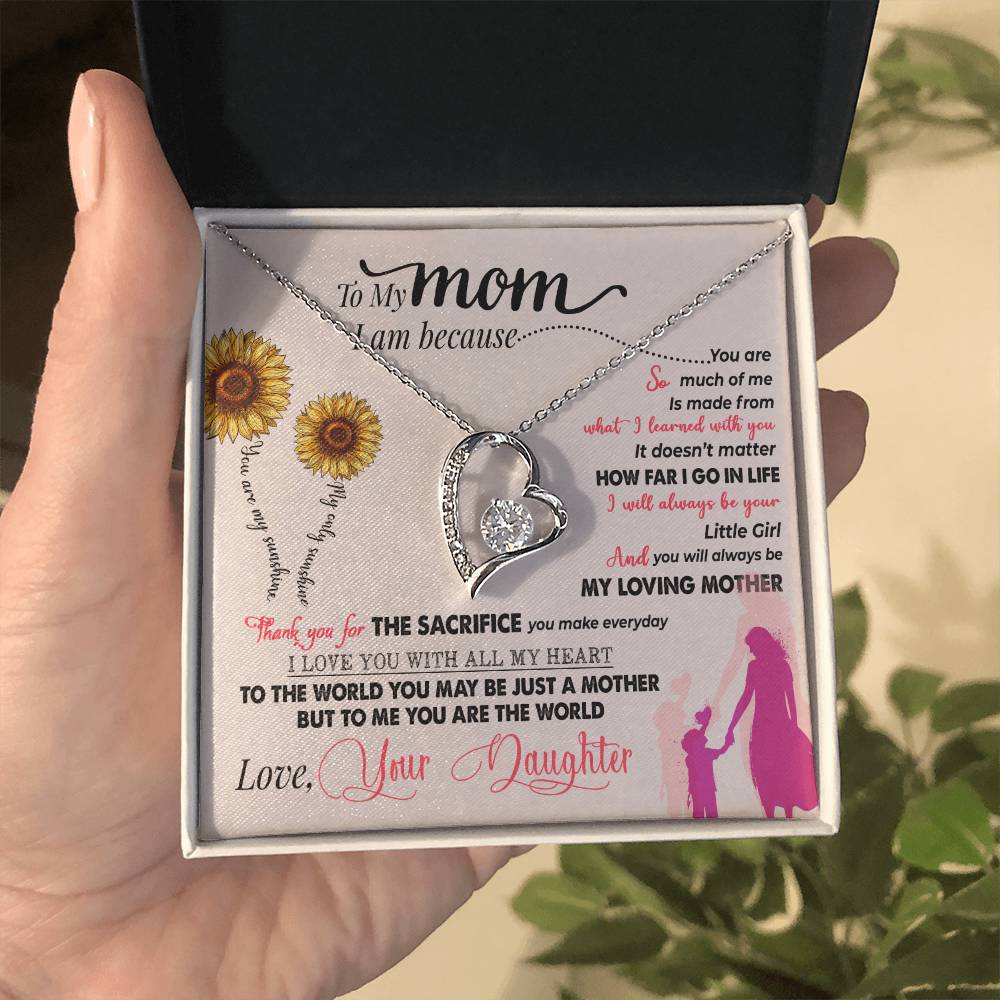 You Are My Sunshine - Forever Love Necklace - Mom