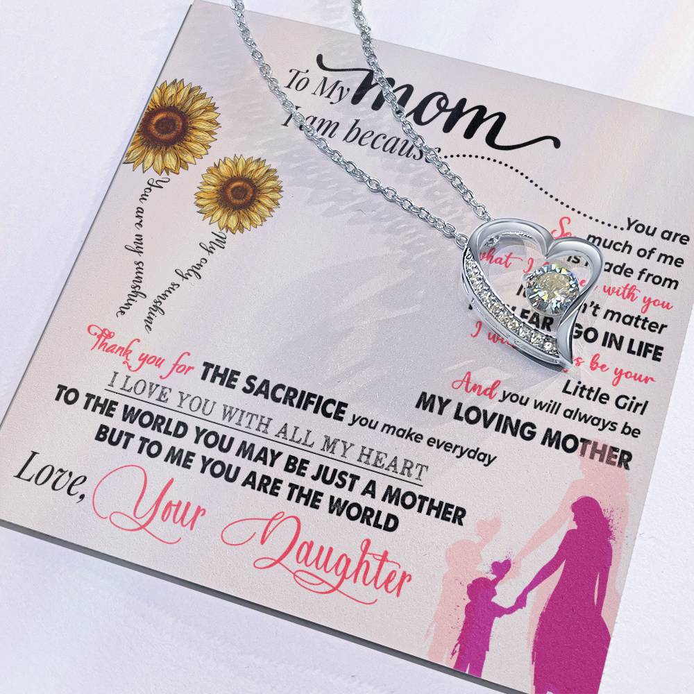 You Are My Sunshine - Forever Love Necklace - Mom