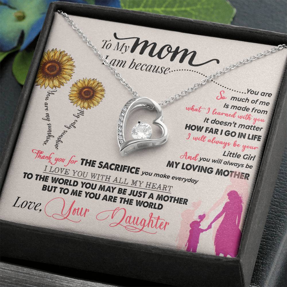 You Are My Sunshine - Forever Love Necklace - Mom