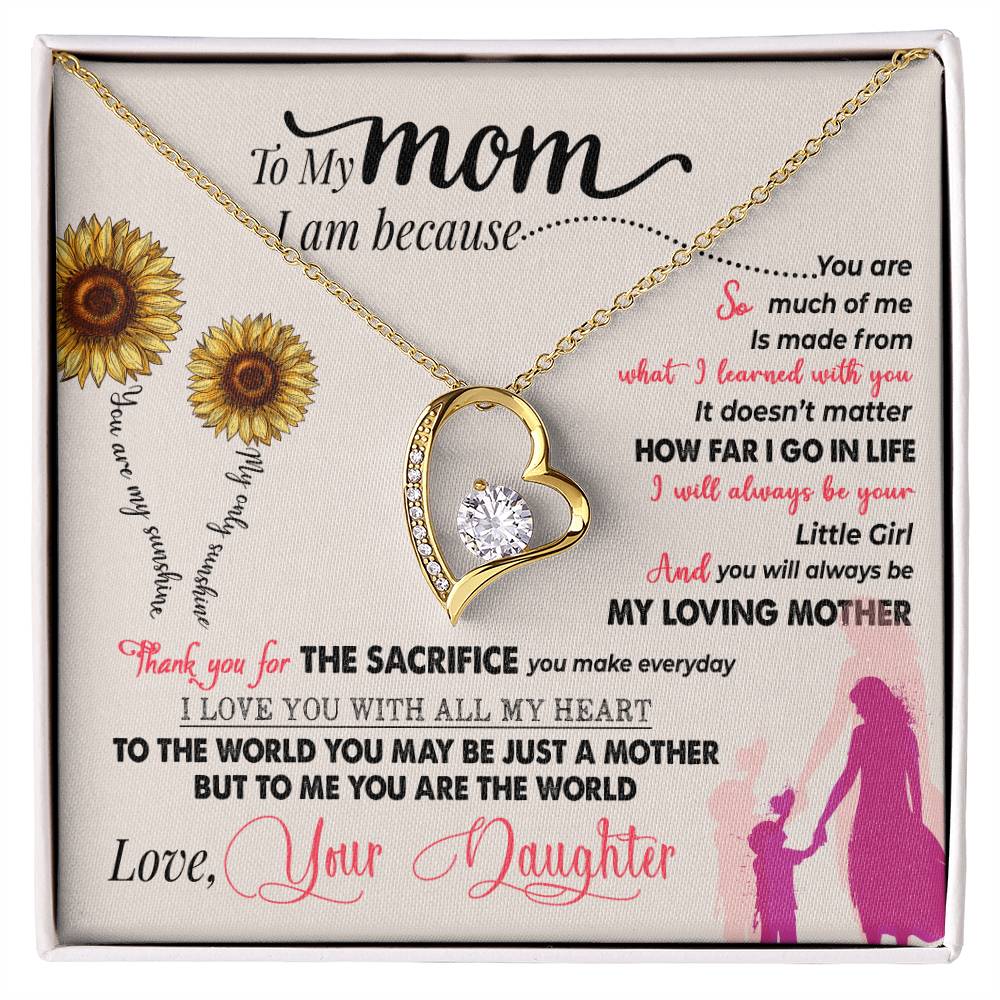 You Are My Sunshine - Forever Love Necklace - Mom