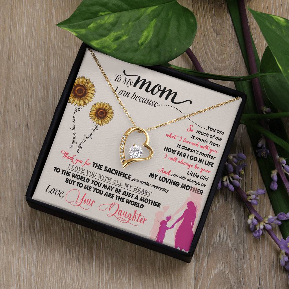 You Are My Sunshine - Forever Love Necklace - Mom