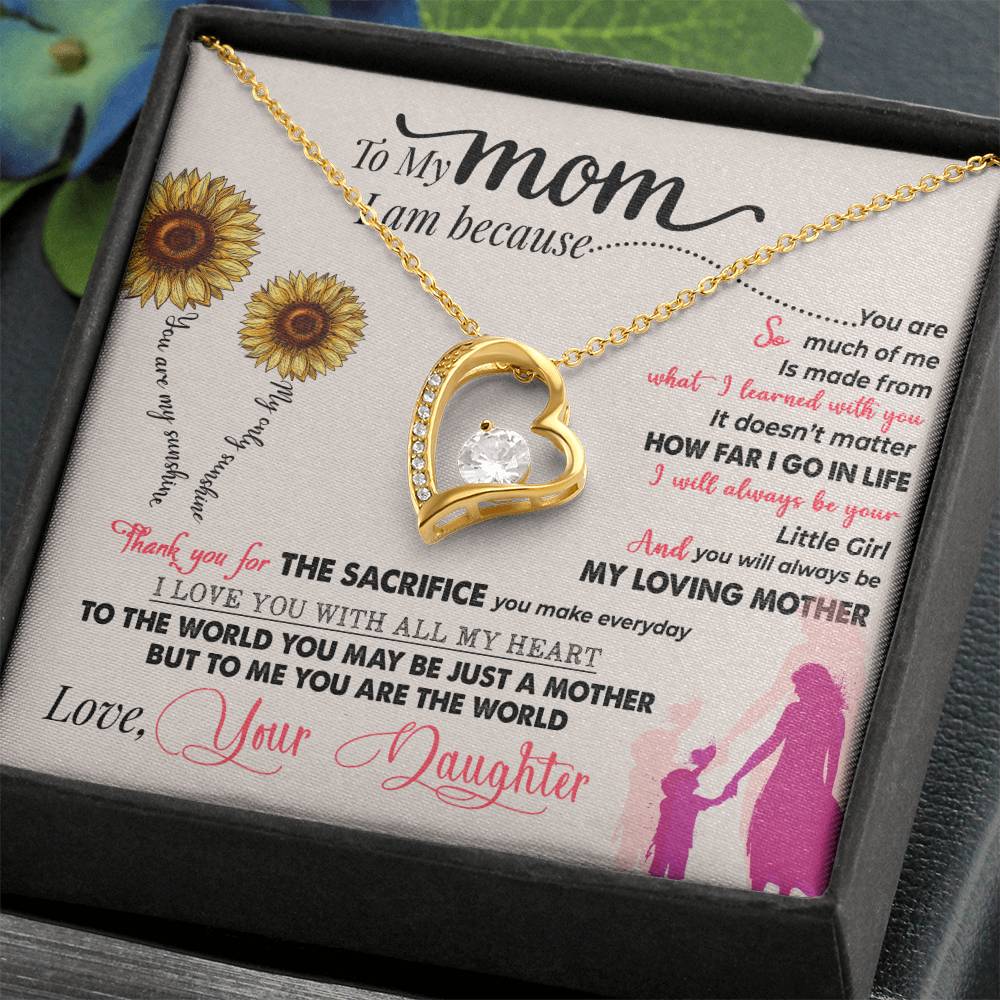 You Are My Sunshine - Forever Love Necklace - Mom