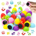 24 Pcs Easter Egg Stamps for Kids