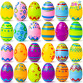 24PCS Design Plastic Easter Eggs (3.15")