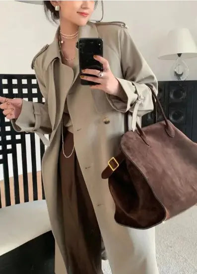 Premium Cowhide Leather Handbag (Various Colors)