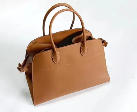 Premium Cowhide Leather Handbag (Various Colors)